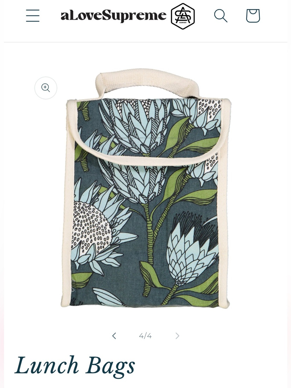 Lunch Bag - A Love Supreme (South African Brand)